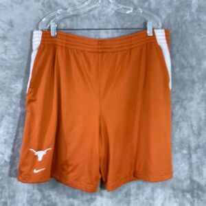 Nike x UT  Men’s L Basketball Shorts Texas Longhorns swoosh logos pockets